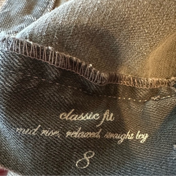 Elie Tahari Adena Straight Jean Women’s 8 Grey Wash Classic Fit - Picture 5 of 7